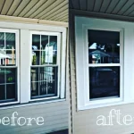 Previous Completed Job - Double Hung windows with capping installed in Pawtucket, RI